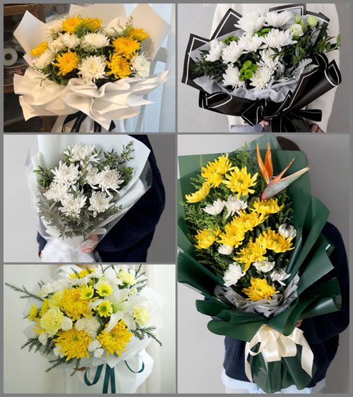 湖北孝感市安陆市棠棣镇黎龙村白事花束代送